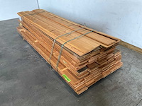 Douglasplank met mes- en groef en 4velling 300x19x1,8 cm (50x) - afbeelding 1 van  8