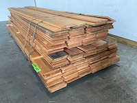 Douglasplank met mes- en groef en 4velling 300x19x1,8 cm (50x) - afbeelding 5 van  8