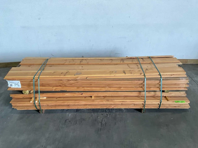 Douglasplank met mes- en groef en 4velling 300x19x1,8 cm (50x) - afbeelding 2 van  8
