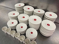 Douwe egberts - partij koffie schotels - afbeelding 3 van  3