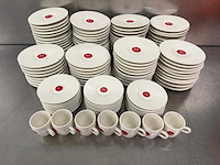 Douwe egberts - partij koffie schotels - afbeelding 1 van  1