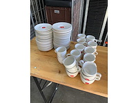 Douwe egberts - various cup en saucer (24x) - afbeelding 2 van  5