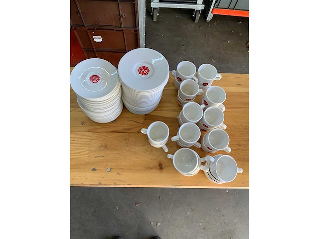 Douwe egberts - various cup en saucer (24x) - afbeelding 5 van  5