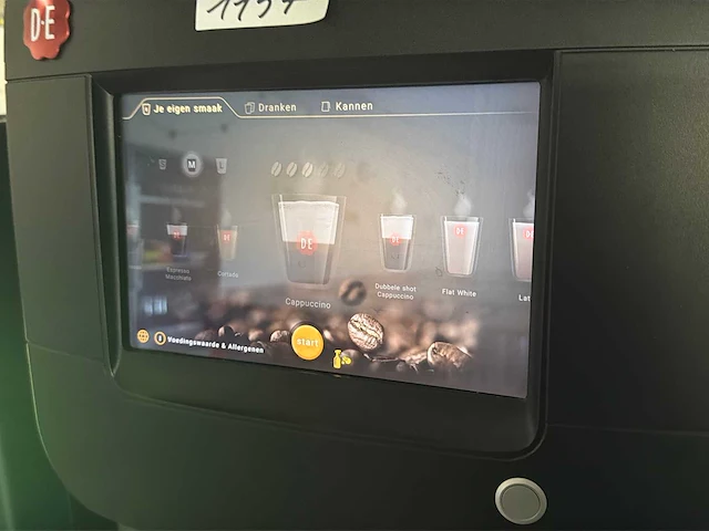 Douwe egberts excellence touch exp professionele koffieautomaat - afbeelding 5 van  5