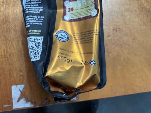 Douwe egberts/lavazza partij koffie bonen - afbeelding 1 van  1
