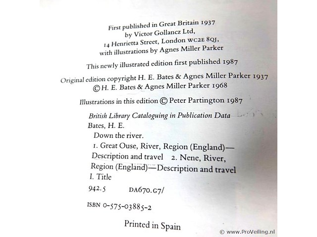 Down the river h.e. bates - afbeelding 2 van  5