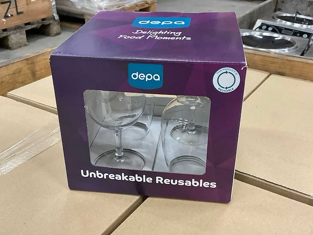 Dozen á 24 stuks sherryglas (petg) (5x) - afbeelding 1 van  2