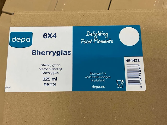 Dozen á 24 stuks sherryglas (petg) (5x) - afbeelding 2 van  2