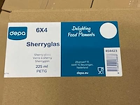 Dozen á 24 stuks sherryglas (petg) (5x) - afbeelding 2 van  2