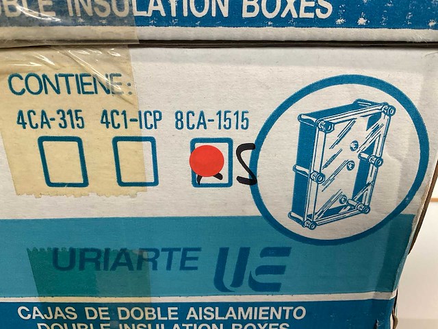 Dozen a 8 stuks uriarte 8ca-1515s en 8ca-1515 industriële behuizing (28x) - afbeelding 4 van  5