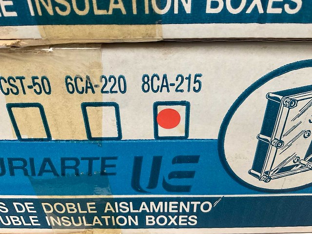 Dozen a 8 stuks uriarte 8ca-215 industriële behuizing (5x) - afbeelding 3 van  4