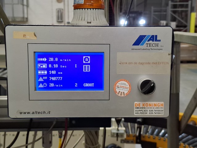 Dozen label machine, altech, alritma, wit, 2006 - afbeelding 6 van  18