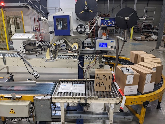 Dozen label machine, altech, alritma, wit, 2006 - afbeelding 1 van  18