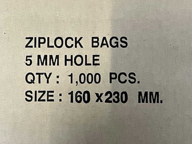 Dozen plastic zakjes met zipsluiting (15x) - afbeelding 5 van  6