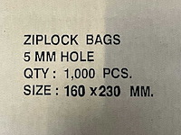 Dozen plastic zakjes met zipsluiting (15x) - afbeelding 5 van  6