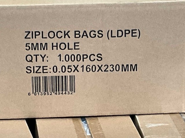 Dozen plastic zakjes met zipsluiting (15x) - afbeelding 6 van  6