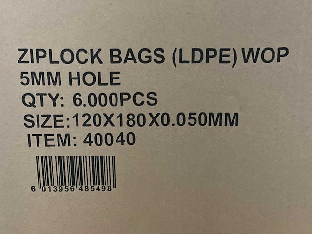 Dozen plastic zakjes met zipsluiting (33x) - afbeelding 5 van  5