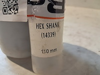 Dozenboor 80mm zeskant-adaptor (2-delig) - afbeelding 3 van  3