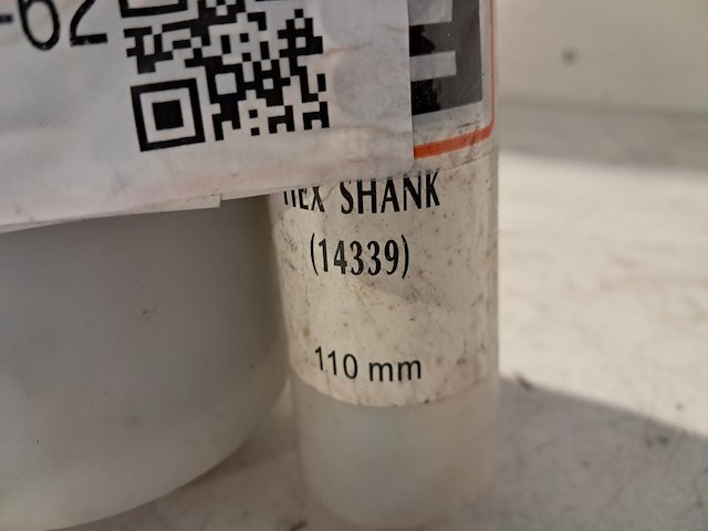 Dozenboor 80mm zeskant-adaptor (2-delig) - afbeelding 3 van  3