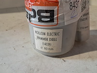 Dozenboor 80mm zeskant-adaptor (2-delig) - afbeelding 2 van  3