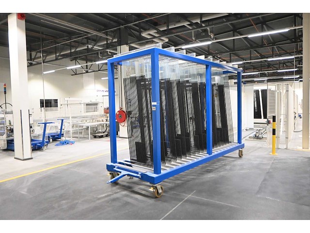 Dpe 20-delige scc mobiele glas transportwagen (c) - afbeelding 1 van  6