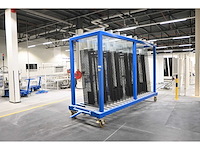 Dpe 20-delige scc mobiele glas transportwagen (c) - afbeelding 1 van  6