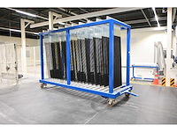 Dpe 20-delige scc mobiele glas transportwagen (c) - afbeelding 3 van  6