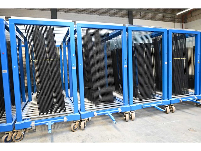 Dpe 20-delige scc mobiele glas transportwagen (c) - afbeelding 1 van  4