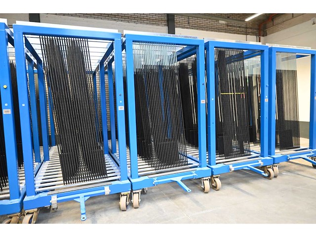 Dpe 20-delige scc mobiele glas transportwagen (c) - afbeelding 1 van  4