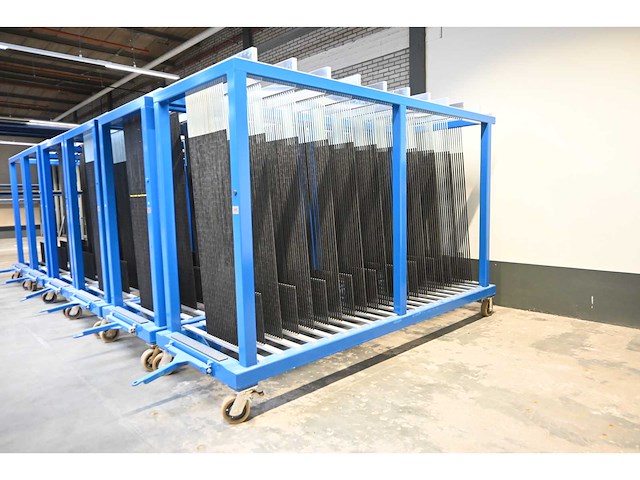 Dpe 20-delige scc mobiele glas transportwagen (c) - afbeelding 4 van  5