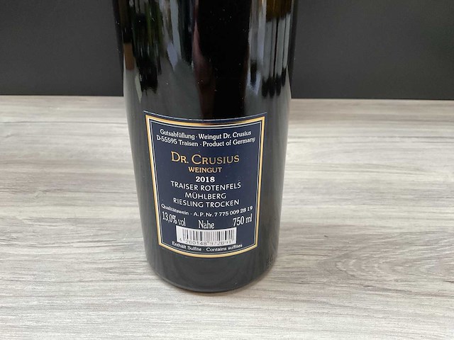 Dr. crusius muhlberg gg riesling 2018 (3x) - afbeelding 3 van  3
