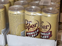 Dr pepper vanille. 130 trays a 12 blikken 0,33l. totaal 1560 blikken. tht 1-26. bod is inclusief 234 euro s... - afbeelding 3 van  3