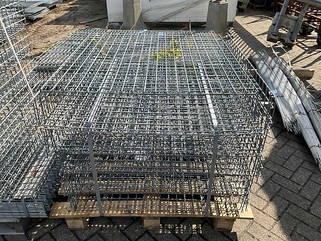 Draad korf galvan (1000x990mm) (5x) - afbeelding 1 van  3