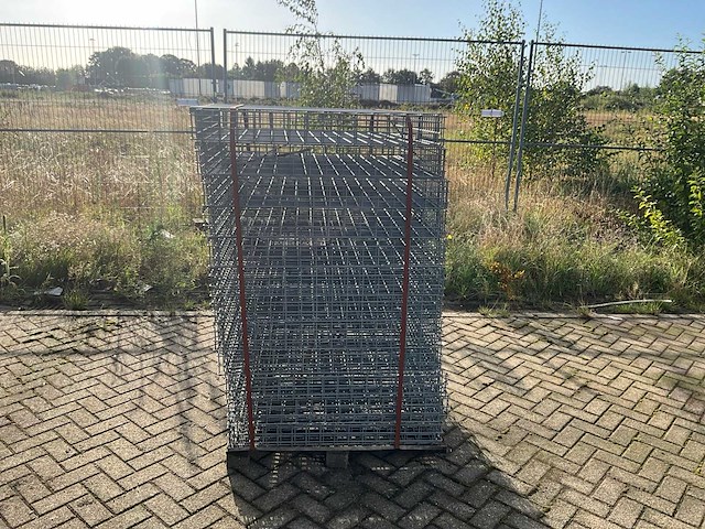 Draad korf galvan (1010x1000mm) (12x) - afbeelding 1 van  4