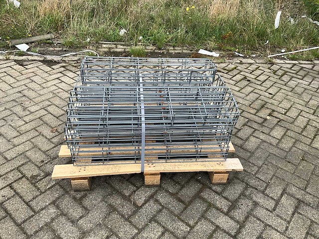 Draad korf galvan (1010x280mm) (8x) - afbeelding 1 van  4