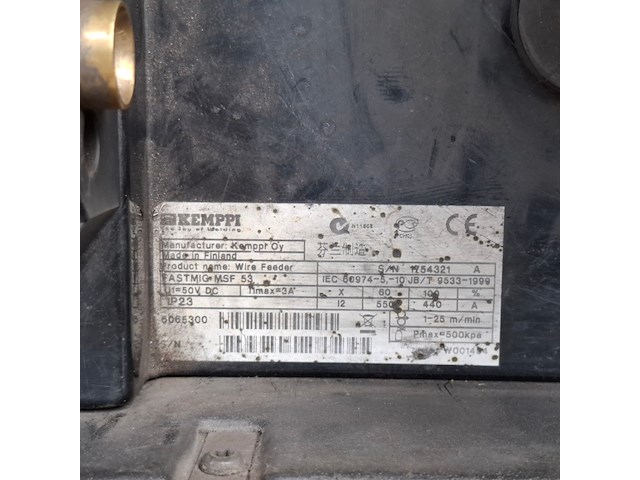 Draadaanvoer unit msf53 5kg synergic, kemppi, 2015 - afbeelding 5 van  13