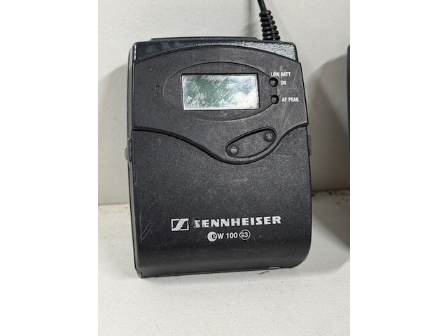 Draadkoos lavalier microfoonsysteem, sennheiser, ew100 g3 - afbeelding 2 van  5