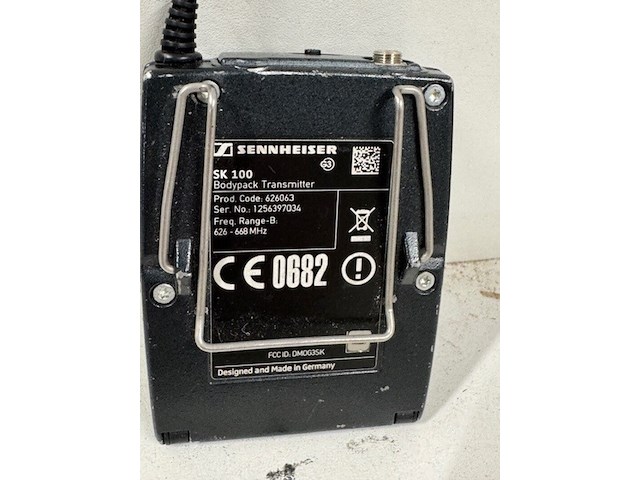 Draadkoos lavalier microfoonsysteem, sennheiser, ew100 g3 - afbeelding 4 van  5