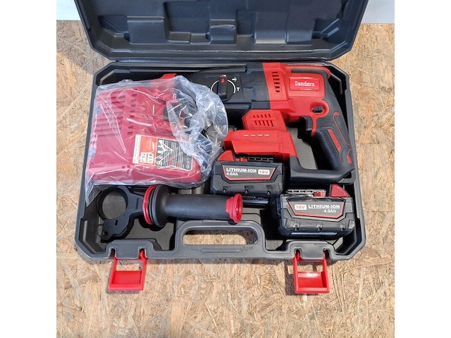 Draadloze breekhamer, rood - afbeelding 2 van  12