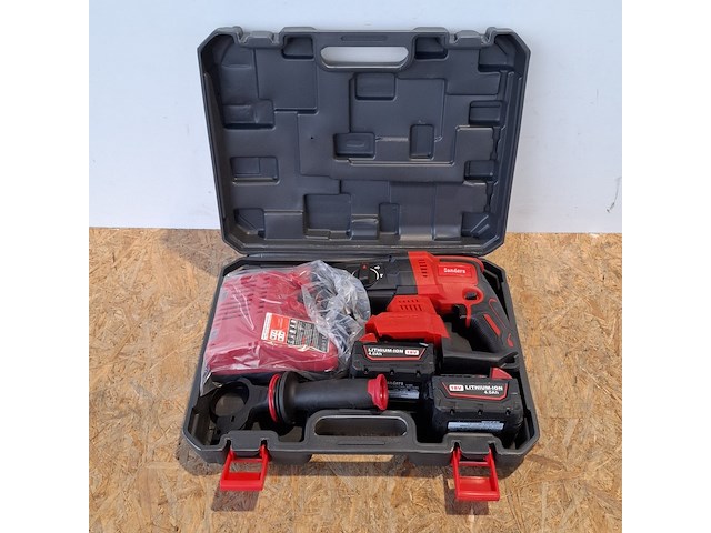 Draadloze breekhamer, rood - afbeelding 12 van  12