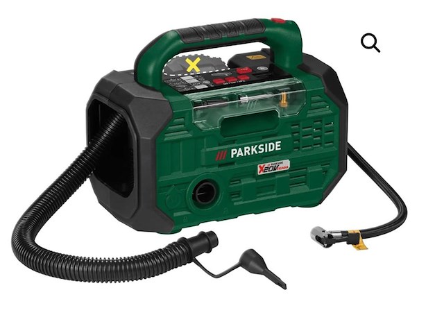 Draadloze compressor en luchtpomp excl. accu parkside - afbeelding 1 van  3