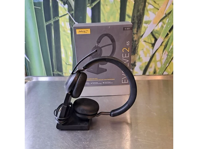 Draadloze headset, jabra, evolve 2 65 - afbeelding 1 van  12