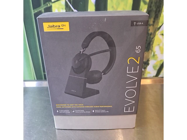 Draadloze headset, jabra, evolve 2 65 - afbeelding 12 van  12