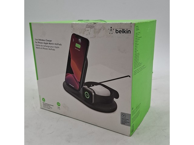 Draadloze oplader, belkin, 3-in-1 wireless charger - afbeelding 4 van  17