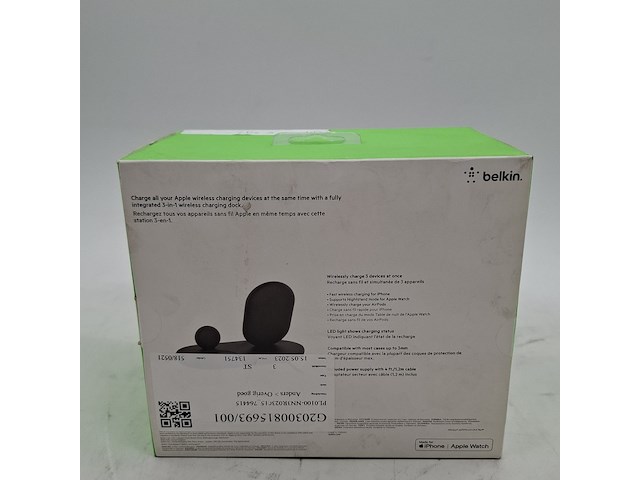 Draadloze oplader, belkin, 3-in-1 wireless charger - afbeelding 16 van  17