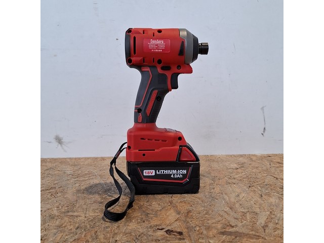 Draadloze schroefmachine, rood - afbeelding 6 van  10