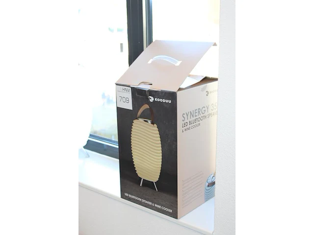 Draadloze speakerlamp kooduu met wijnkoelerfunctie hoogte 40 cm. - afbeelding 2 van  2