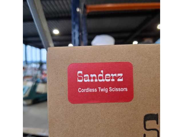 Draadloze takkenschaar, sanderz, rood - afbeelding 9 van  9