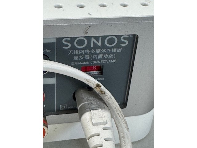 Draadloze versterker sonos, connect:amp, wit - afbeelding 4 van  4