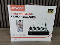 Draadloze wifi camera set met 4 camera's, swiss, mgc-ch03 - afbeelding 1 van  3
